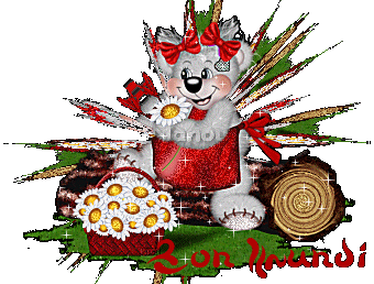 image ourson teddy "bon lundi"